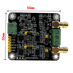 DAC8830 High Precision 16-Bit Dual Channel Voltage Output Digital To Analog Converter Module 0-5V 0-10V +/-10V
