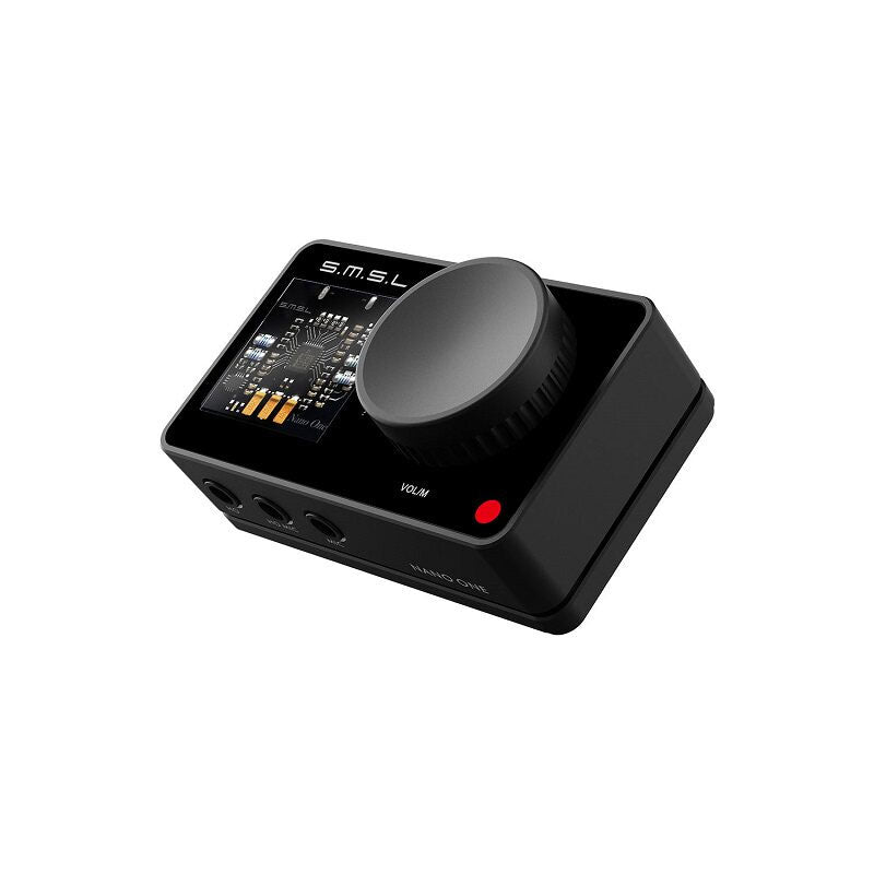 SMSL Black NANO ONE HiFi DAC Headphone Amplifier eSports External Sound Card with Magnetic Base