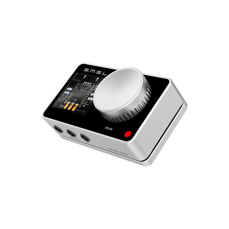 SMSL Silvery NANO ONE HiFi DAC Headphone Amplifier eSports External Sound Card with Magnetic Base