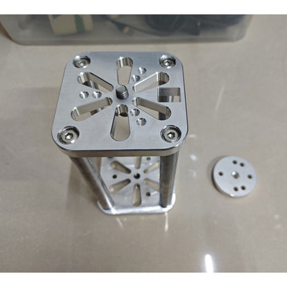 TeSeek Aluminum Alloy Height Increasing Joint 160MM Extension Support for EQ3 EQ5 EQ6 Tripods and Harmonic Equatorial Mounts