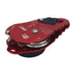 Red ASAT RD2 Unidirectional Brake Pulley Type Descender Lift Retarder 30-150KN Industrial Rope Climbing Accessory