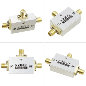 QM-MIX0521S 5-21GHz RF Mixer Module Up and Down Converter C/X/KU Band Support DC-5000MHz Intermediate Frequency