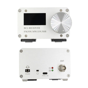 Si4732 Full Band Receiver FM/SW/MW/LW/SSB Built-in High Dynamic Speaker with 1.9-inch Color Screen