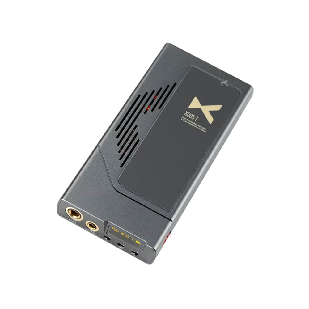 xDuoo Grey XD05T Portable Electronic Tube Audio Decoder Headphone Amplifier 4.4 Full Balanced Vacuum Tube