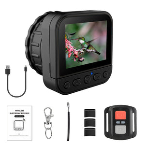SV-EP03 64MP 4K HD Astronomical Telescope Eyepiece Camera 2.4G WiFi 16X Zooming with 2.8-inch Screen