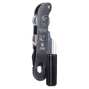 Grey TP-8604 Outdoor Climbing Descent Device Stop Self-Lock Hand-Controlled Descender Abseiling Device