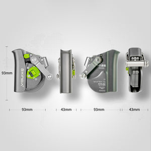 H9 HH-ZSQ06 Portable Outdoor Rock Climbing Fall Arrester 140KG Load 6KN Rapid Descending Anti-fall Protector