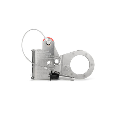 XD-Q9724 Stainless Steel Fall Arrester 16KN 16-19MM Rope Gripper High-Altitude Operation Rock Climbing Anti-fall Protector