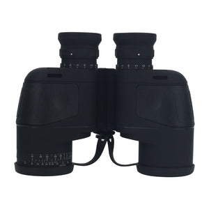 Black 10x50 Navigation LED Compass Binocular Waterproof and Antifog ED Telescope 10X IR Rangefinder Binocular