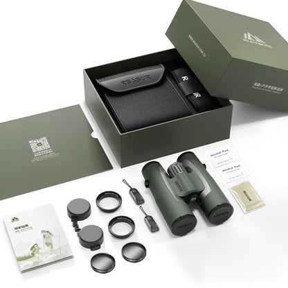 REASURE 8.5X42 APO Flat Field ED Professional Bee Finding Binocular BAK4-HT Prism Telescope IPX7 Waterproof
