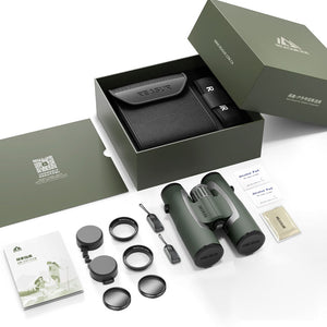 REASURE 10X42 APO Flat Field ED Professional Bee Finding Binocular BAK4-HT Prism Telescope IPX7 Waterproof