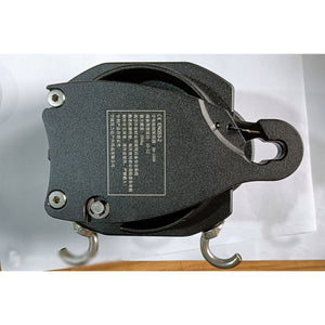 Black XRT100 Electric Lift Descender 150KG Load Capacity Rock Climbing Lift Retarder for 12-13MM Ropes