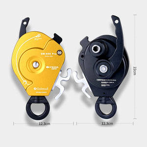 GM9292 Outdoor Electric Lift Ascender/Descender 200KG Load Lift Retarder with Universal Hook for 9-10.5MM Ropes