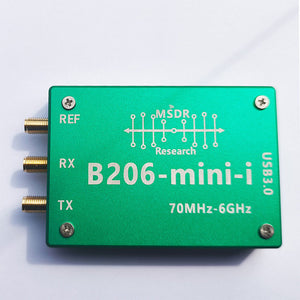 HamGeek B206 Mini-i 70MHz-6GHz SDR Development Board with Metal Shell AD9364 USB3.0 1TX 1RX Compatible with Opensource UHD
