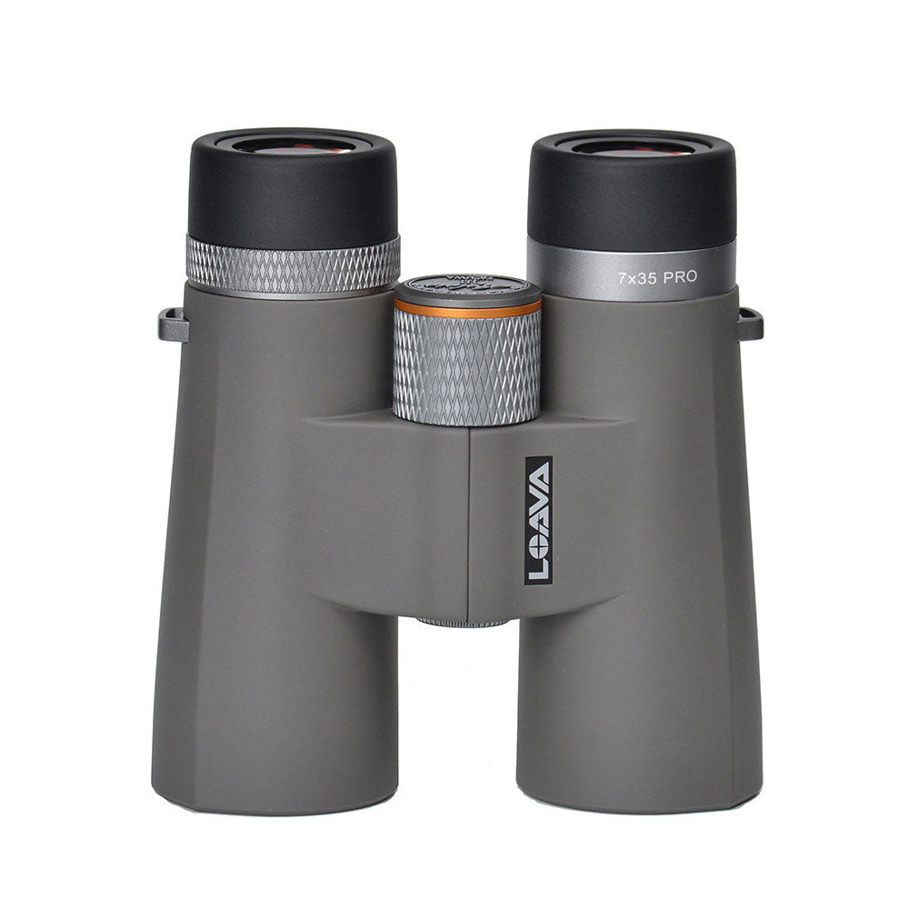 LOAVA GH 7x35 PRO Grey Ultra Wide Angle Flat Field Dual ED Binocular Telescope for Bird Watching/Show/Astronomy