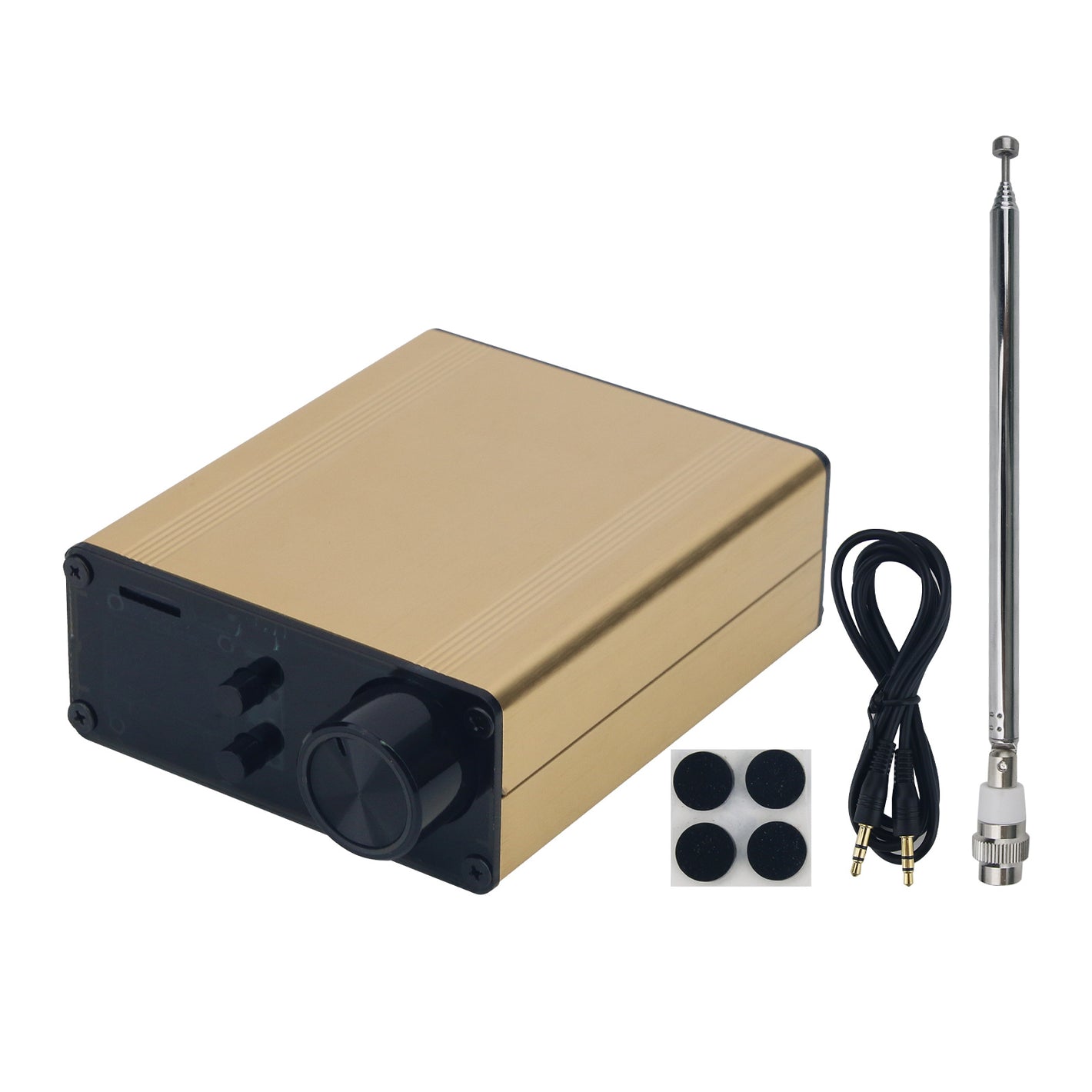 HamGeek Golden Metal Shell K3 150kHz-1300MHz Aviation Full Band Receiver High Performance Wireless Digital Audio Terminal