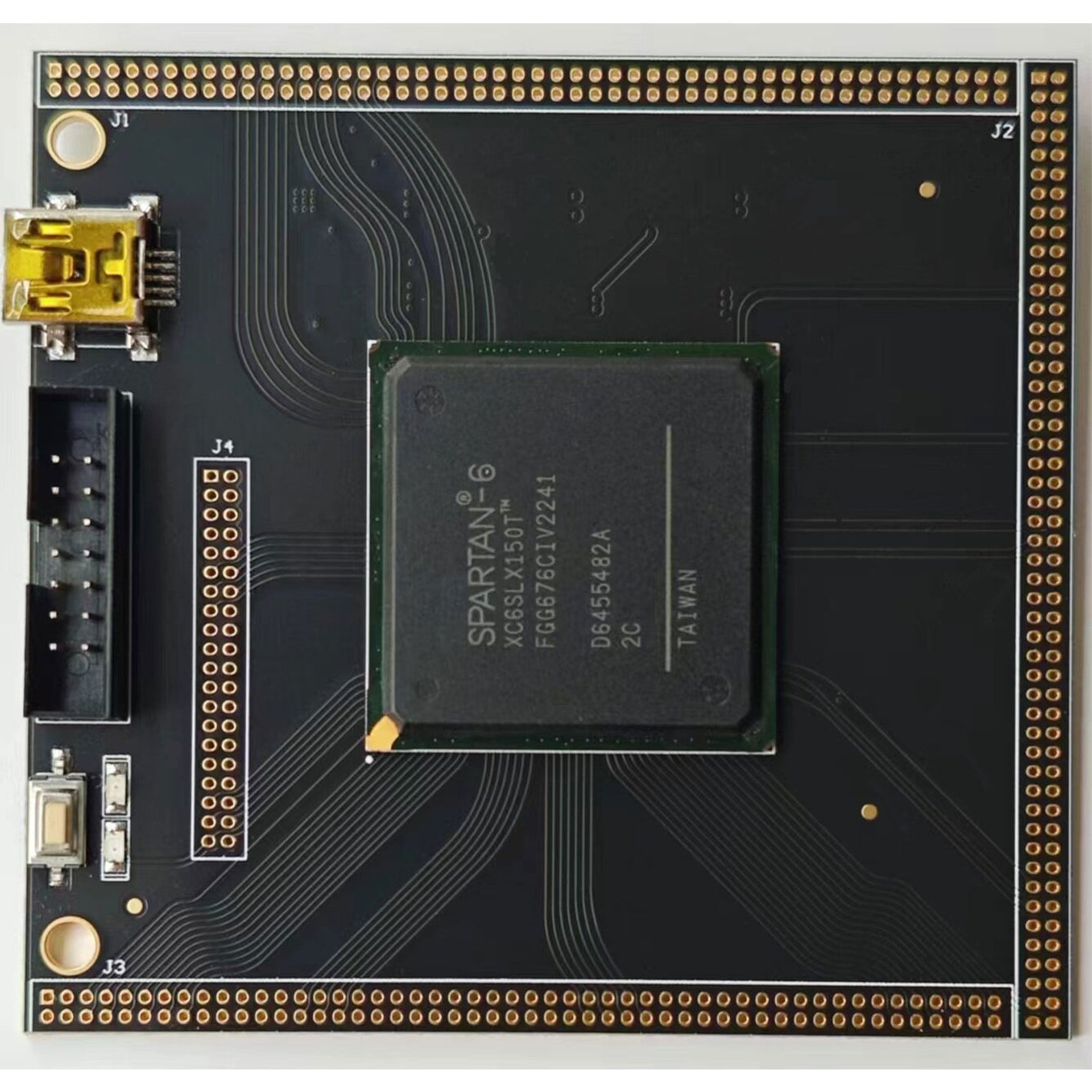 Spartan6 XC6SLX150T Core Board FPGA Development Board 5V/500mA Mini USB for ISE Development Environment
