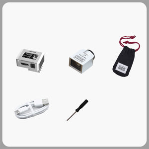 Silvery LightMate Area 2S Exposure Meter + OV-X2 17-Degree Optical Viewfinder Set for Film Cameras