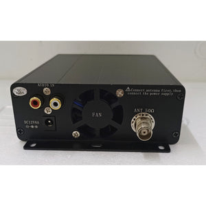 ST-15B V3 76MHz-108MHz 15W Stereo Amplifier FM Broadcast Transmitter Audio+Mic Input (TNC Interface)
