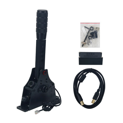 Red SXP USB Sequential Shifter PC Racing Game Simulator with Indicator and Customized Button for Simagic Mini MOZA R5 R9