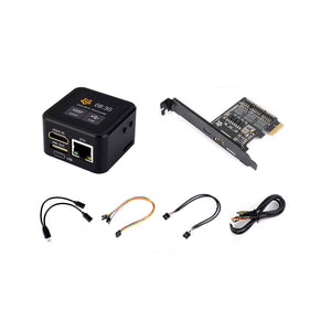 Luckfox PicoKVM Kit IP Wireless Remote Control KVM Operation and Maintenance Tool 8G EMMC with Power Supply Management Board
