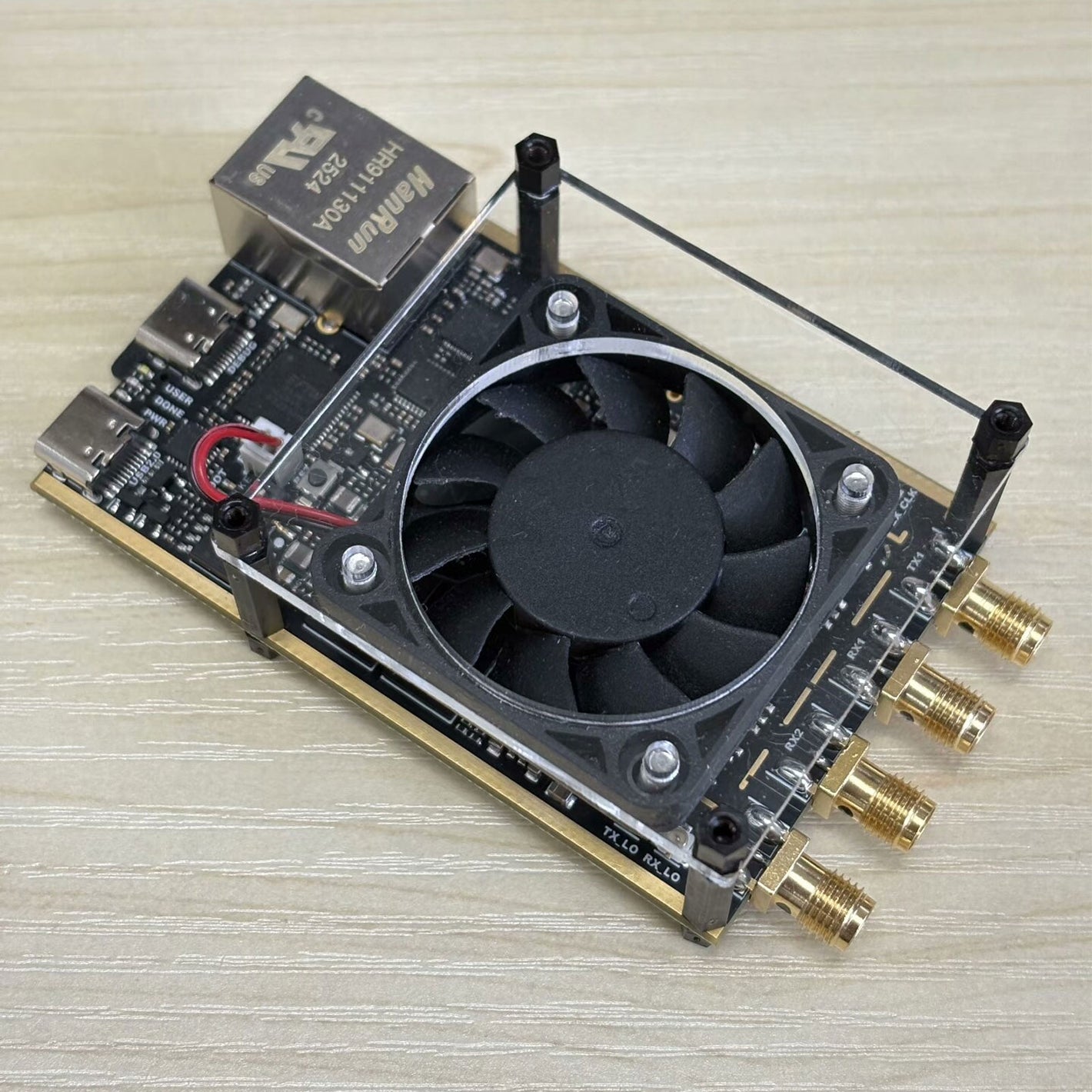 HamGeek Professional Version 70MHz-6GHz 7020+AD9361 SDR Development Board with Power Amplifier for Pluto SDR