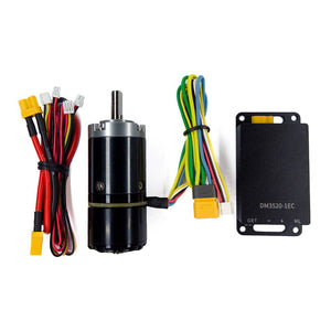 DM2325 24V Reducer Motor 380RPM High Speed Motor with Driver for AGV Brushless Servo FOC Planetary Robot