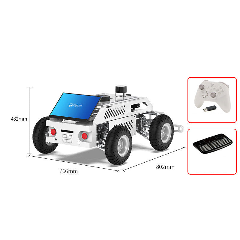 R550 Ackermann Robot Flagship Version Pendulum Hanging ROS2 AI Robot Mobile Intelligent Chassis + Orin Nano Super 8GB (Plus)