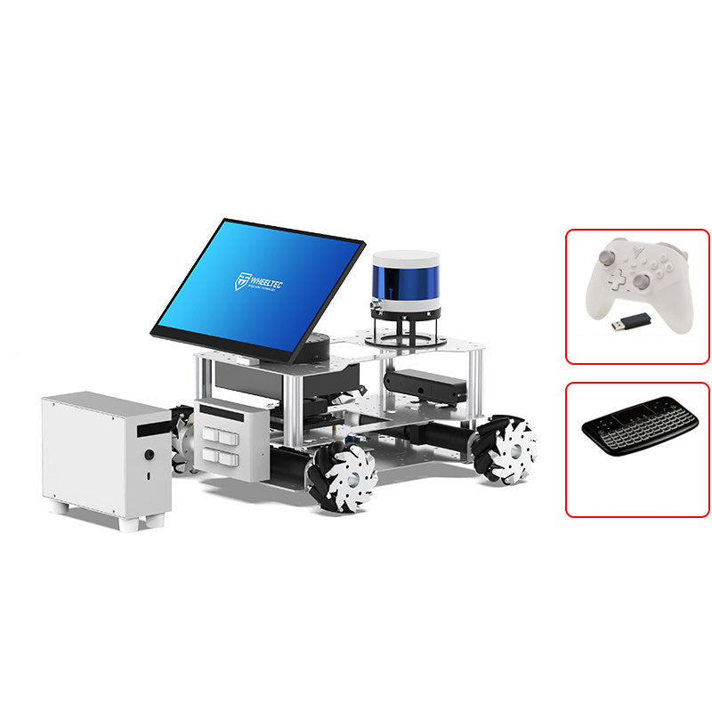 R550 Mecanum Wheel Robot Advanced Pendulum Hanging ROS2 AI Robot Mobile Intelligent Chassis + Orin Nano Super 8GB (Super)