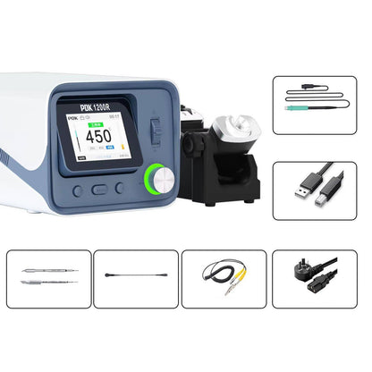 I2C PDK1200R 400W Intelligent Soldering Station for Electronics Repair BGA SMD Welding (C245 Handle)