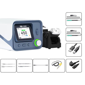 I2C PDK1200R 400W Intelligent Soldering Station for Electronics Repair BGA SMD Welding (C245 + C470 Handle)