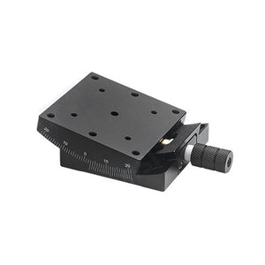 GFG6030-C60H20 Manual Goniometer Stage ±20° Tilt 3kg Load High-Precision Sliding Table for Optical Lab