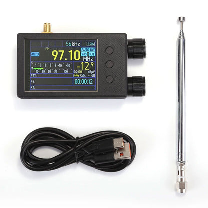 HamGeek TEF6686 Portable Full Band Receiver WiFi/Bluetooth FM/SW/MW/LW Radio with 2.8-inch IPS Touch Screen