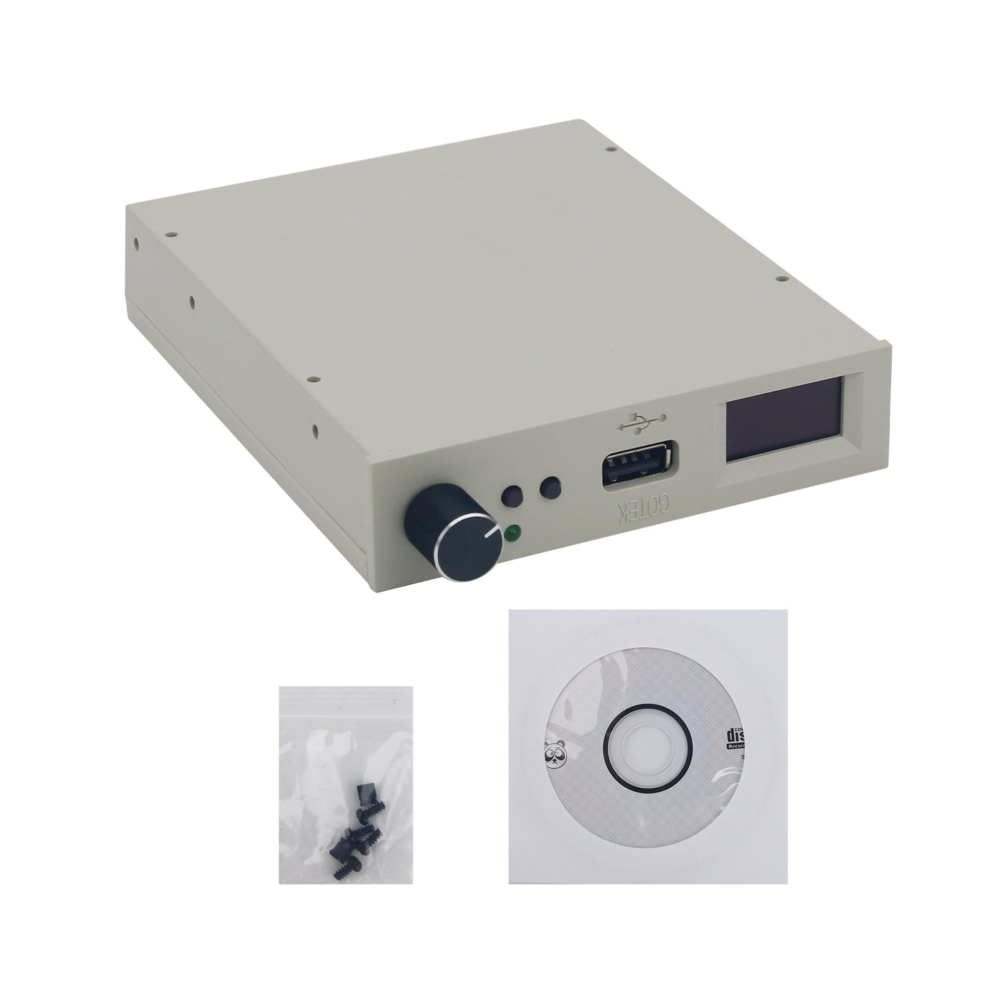 GOTEK SFR1M44-U100LQD-435 Floppy Drive Emulator AT32F435RGT7 CPU with OELD Screen and Rotary Encoder