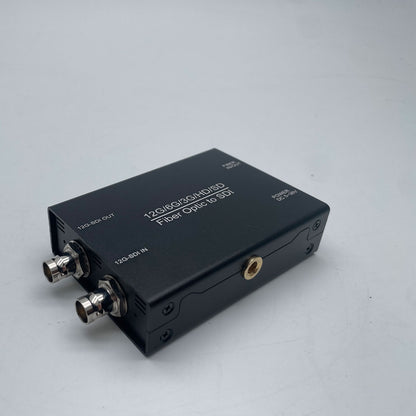 12G-SDI 1-Channel Fiber Optic to SDI Converter TX+RX 4K60Hz Support Audio and Video Bidirectional Transmission