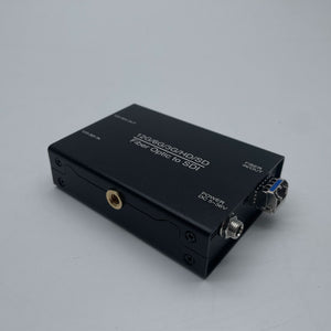 12G-SDI 1-Channel Fiber Optic to SDI Converter TX+RX 4K60Hz Support Audio and Video Bidirectional Transmission