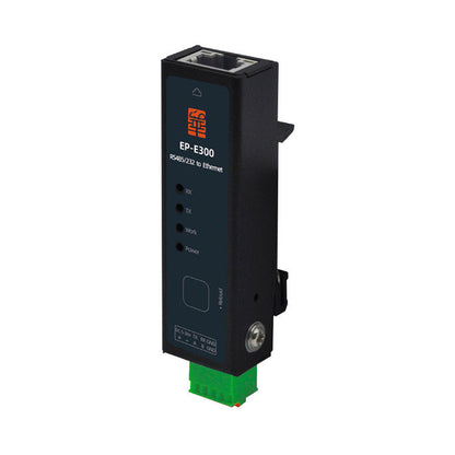 EP-E300 Guide Rail Type Industrial Serial Port to Ethernet Server Module Modbus Gateway (RS485 Interface)