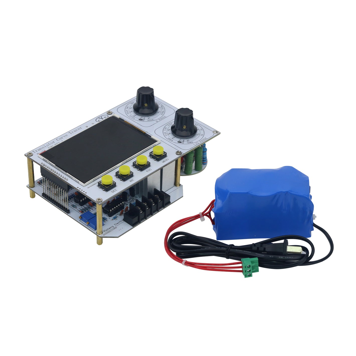 Upgraded Version 110V-220V Transistor Curve Tracer 5A Transistor Characteristic Curve Tester Support Field Transistor Testing