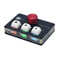 Black QLAB Controller Double Computer Control Media Controller with Dual Screens for Hirrender p1/SSP/Itunes