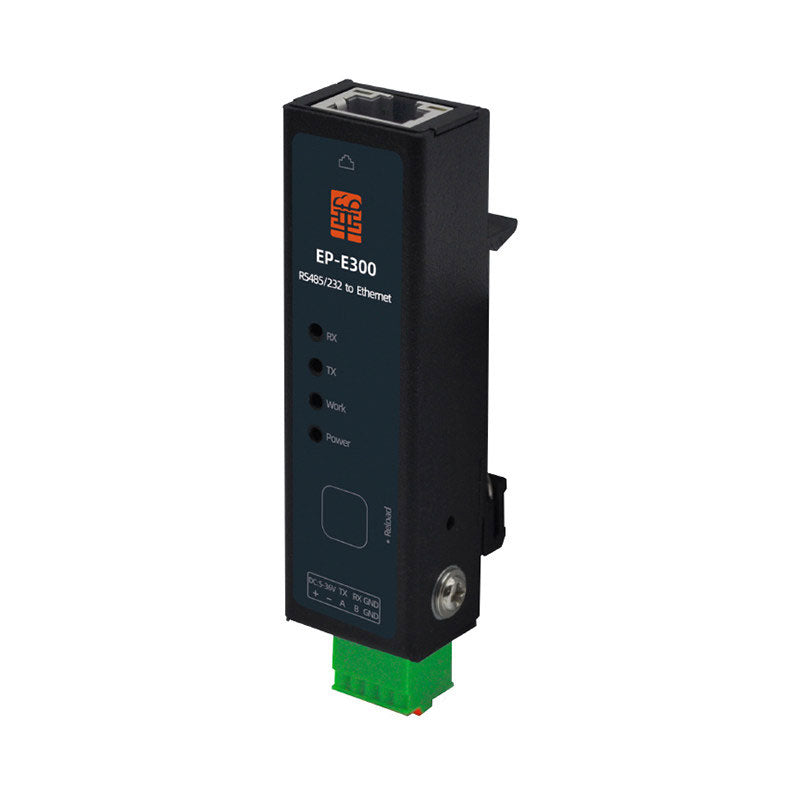 EP-E300 Guide Rail Type Industrial Serial Port to Ethernet Server Module Modbus Gateway (TTL Interface)