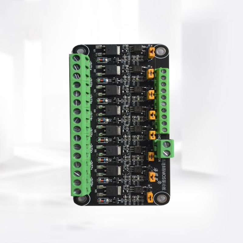 8-Channel MOS Tube Module Microcontroller PLC Amplification Field Effect Drive Tube Optocoupler Isolation PWM Control (5V)