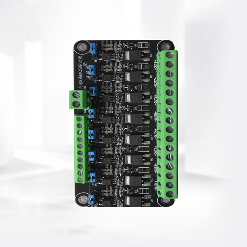 8-Channel MOS Tube Module Microcontroller PLC Amplification Field Effect Drive Tube Optocoupler Isolation PWM Control (3.3V)