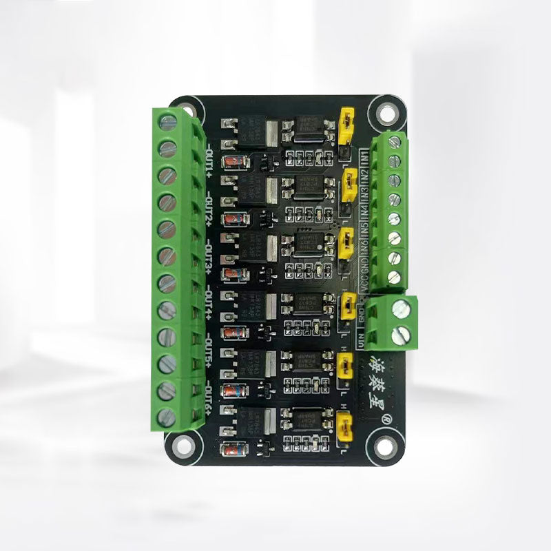 6-Channel MOS Tube Module Microcontroller PLC Amplification Field Effect Drive Tube Optocoupler Isolation PWM Control (5V)