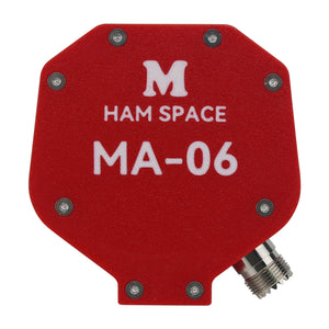 Red MA-06 100W Positive V + Horizontal Shortwave Telescopic Antenna Base Built-in 1:1 Balun