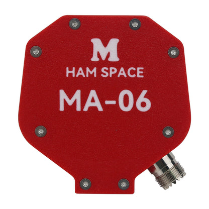 HamGeek Red MA-06 100W Positive V + Horizontal Shortwave Telescopic Antenna Base Built-in 1:1 Balun