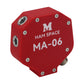 HamGeek Red MA-06 100W Positive V + Horizontal Shortwave Telescopic Antenna Base Built-in 1:1 Balun