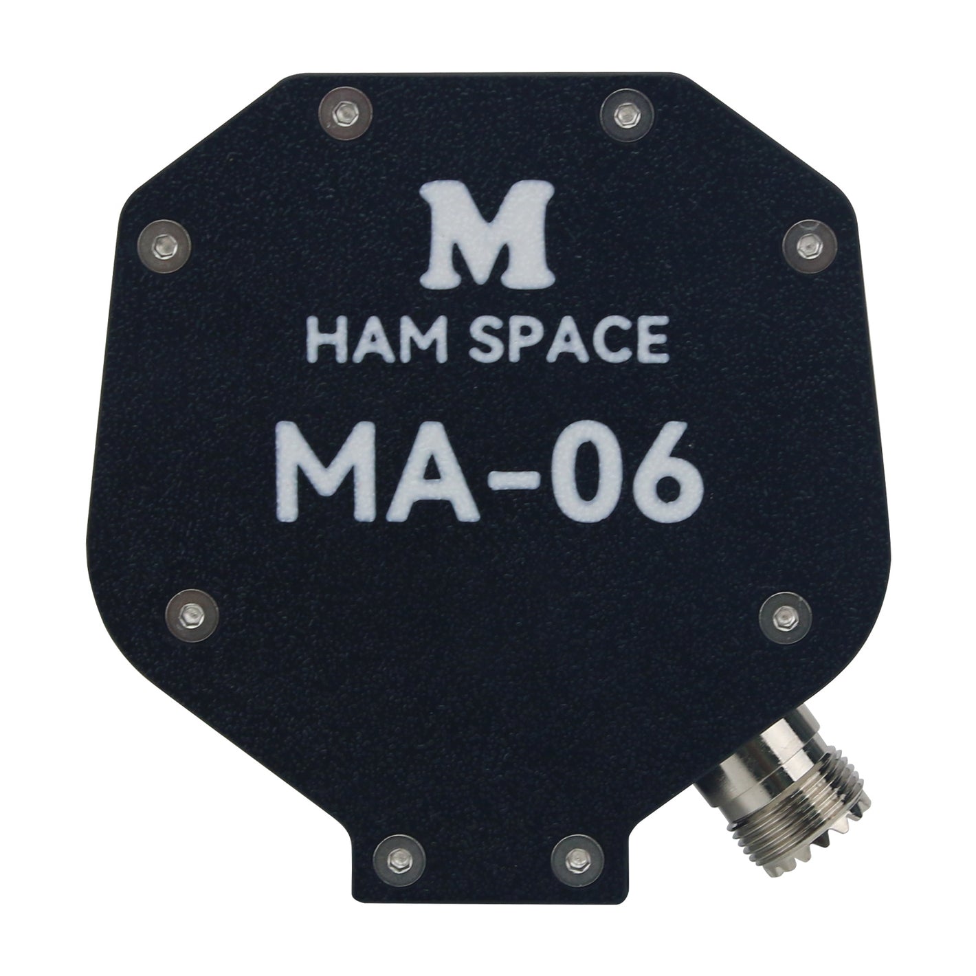 HamGeek Black MA-06 100W Positive V + Horizontal Shortwave Telescopic Antenna Base Built-in 1:1 Balun
