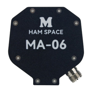 Black MA-06 100W Positive V + Horizontal Shortwave Telescopic Antenna Base Built-in 1:1 Balun