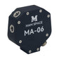 HamGeek Black MA-06 100W Positive V + Horizontal Shortwave Telescopic Antenna Base Built-in 1:1 Balun
