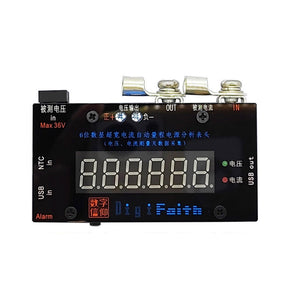 6-Digit High-Precision Voltage Current Meter Power &amp; Current Analyzer Upgraded ±10µA~±20A (DF-6019)
